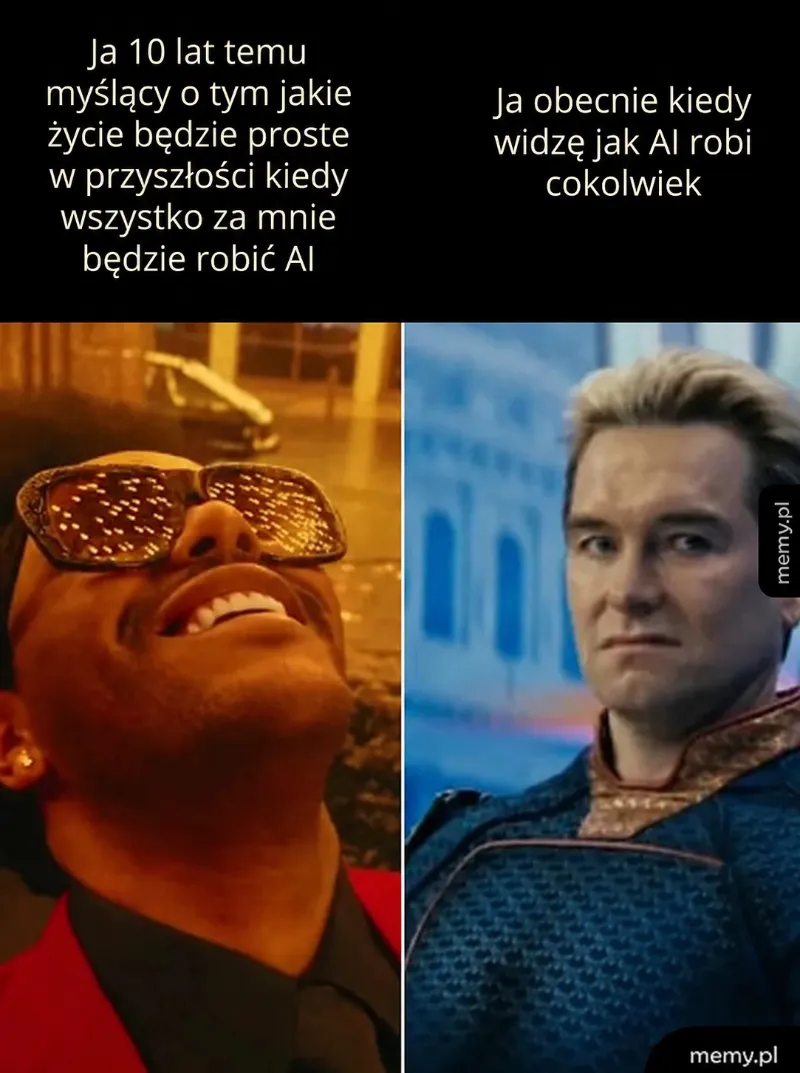 Dwie postacie: jedna w okularach, druga z poważnym wyrazem twarzy.