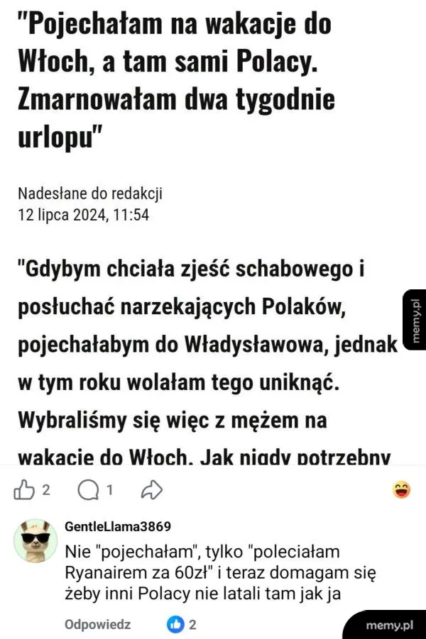 Czemu inni robią to co ja?
