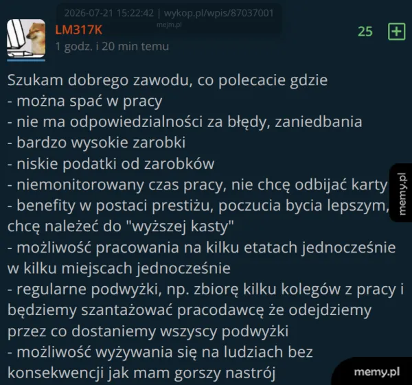 Nasuwa się jeden