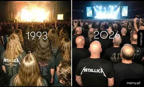 Metallica 1993 vs 2026 – zmieniły się czasy, ale muzyka została 🤘