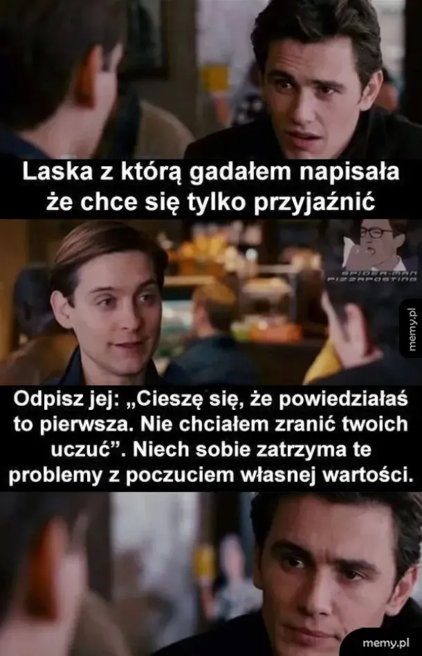 Dwóch mężczyzn rozmawia w kawiarni, jeden z nich wygląda na zmartwionego.