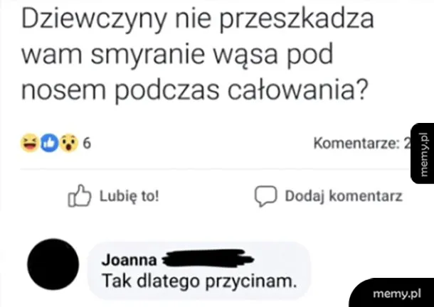 Smyranie wąsa 🥸