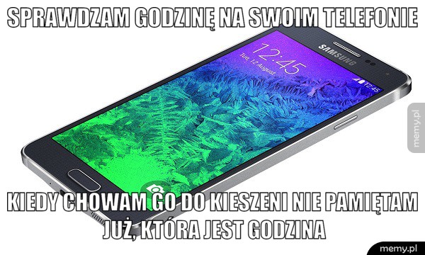 Godzina na telefonie