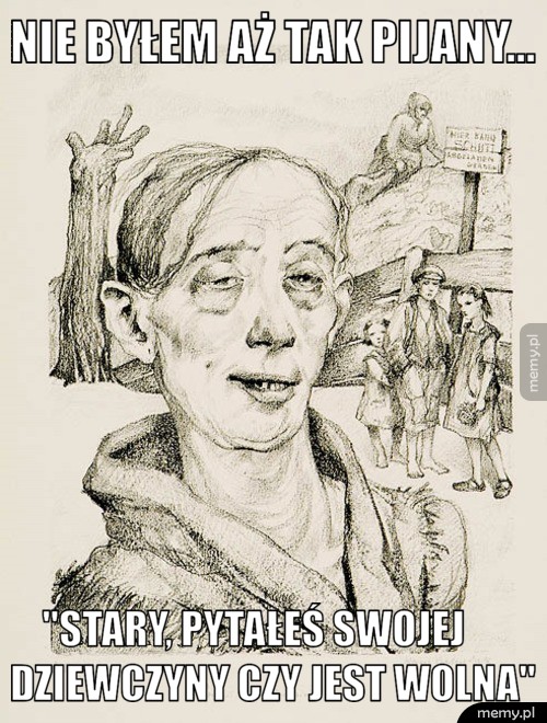przynajmniej trzymał się swojej