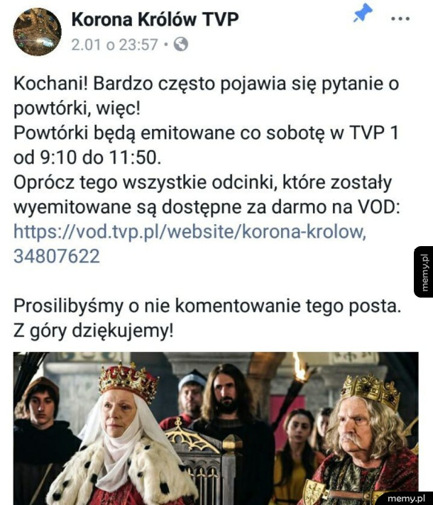 Prosilibyśmy o nie komentowanie tego kwejka