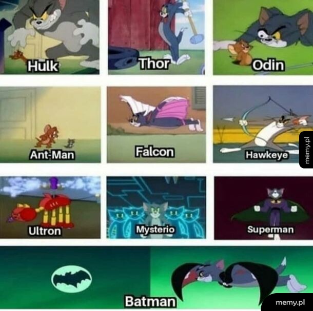 Tom jest ultimate superbohaterem