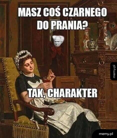 Coś czarnego do prania