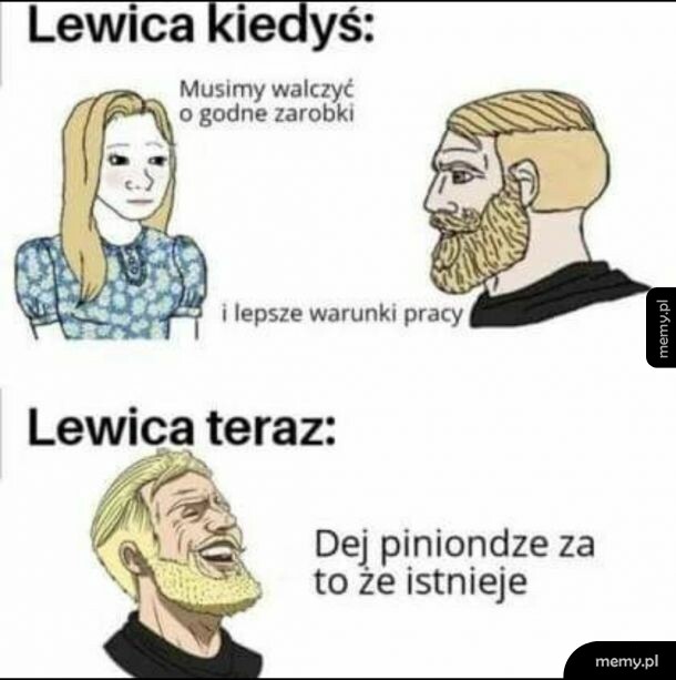 Żeby nie było, prawa strona też nie lepsza