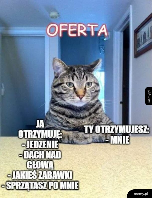 To uczciwa wymiana.