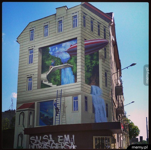 Mural w Katowicach