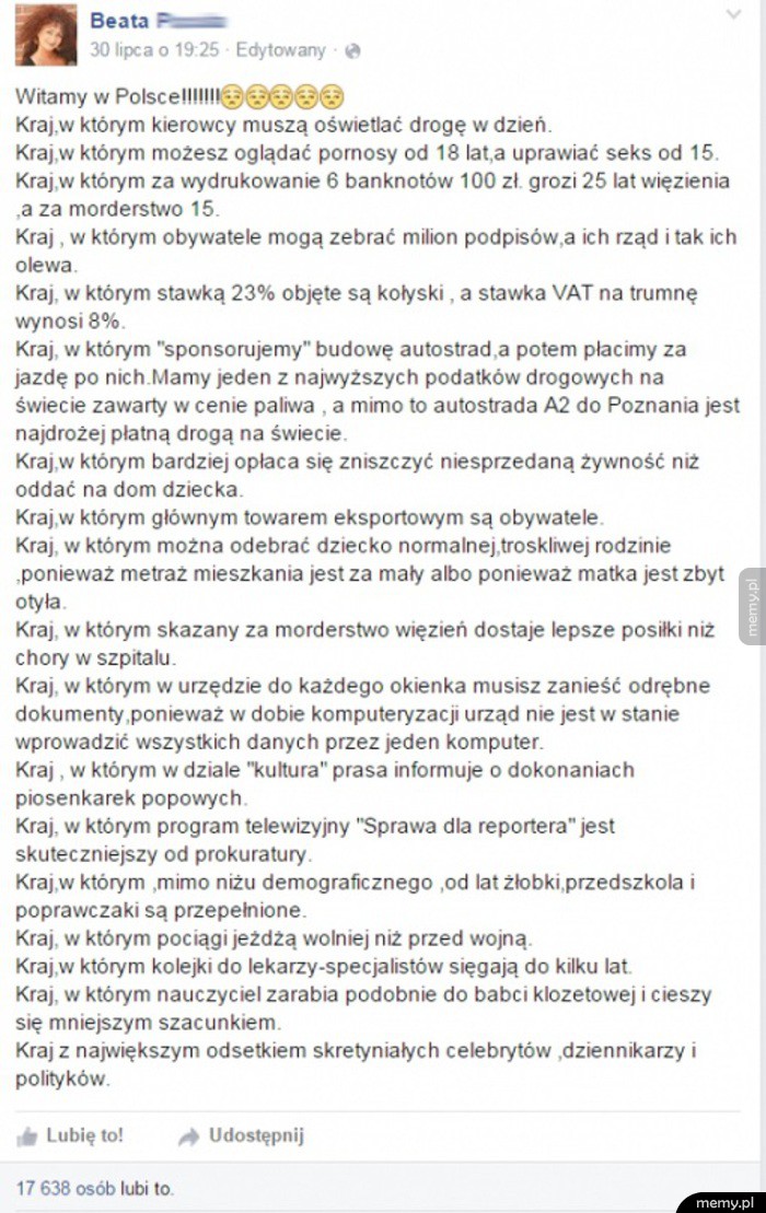 Tylko to tu zostawiam 